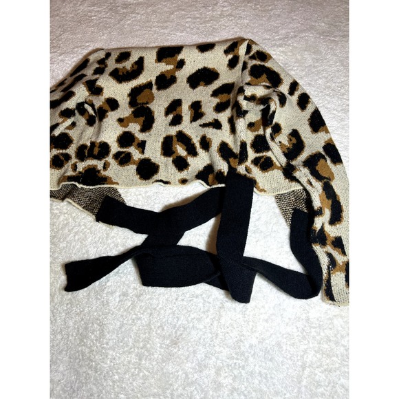 Lovers + Friends Leopard‎ Wrap Sweater Size XS - Picture 5 of 5